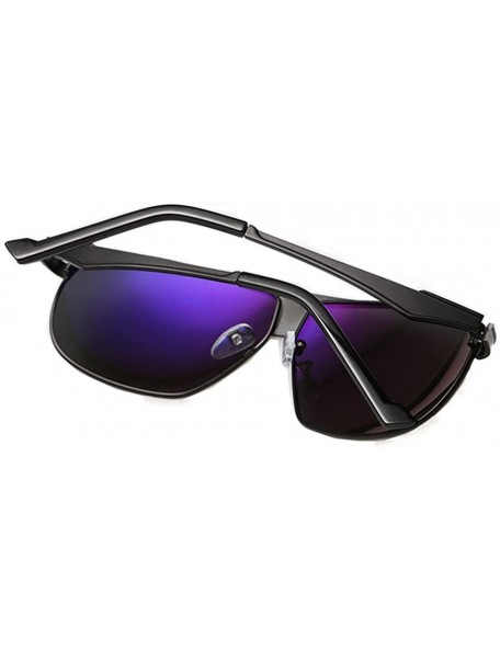 Aviator Army Quality Sunglasses Stable Frame Explosion Proof Lens Aviator 62mm - Black/Black - C51218U3U0J $14.07