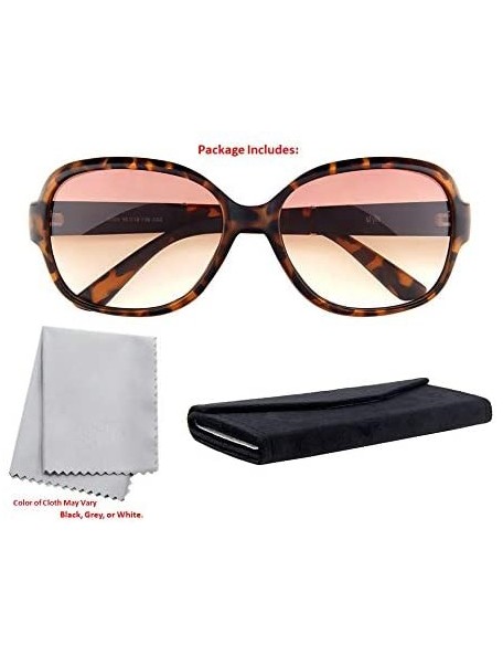 Oversized Classic 60s Vintage Sunglasses for Women-Retro Frame Design Polarized - CK18U3EKYUL $10.13