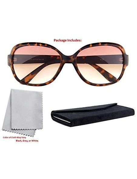 Oversized Classic 60s Vintage Sunglasses for Women-Retro Frame Design Polarized - CK18U3EKYUL $10.13