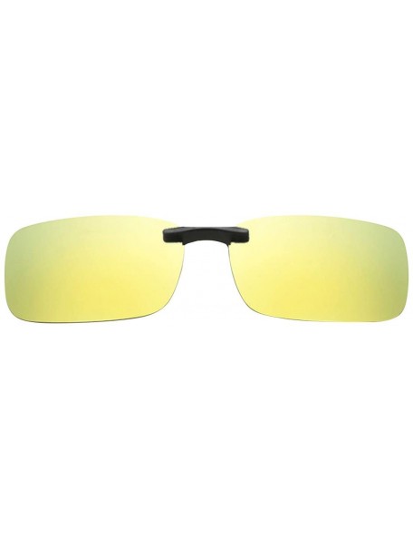 Wrap Polarized Sunglasses Fishing Eyewear - Yellow Green - CM194MMNH2Y $18.46