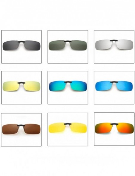 Wrap Polarized Sunglasses Fishing Eyewear - Yellow Green - CM194MMNH2Y $18.46