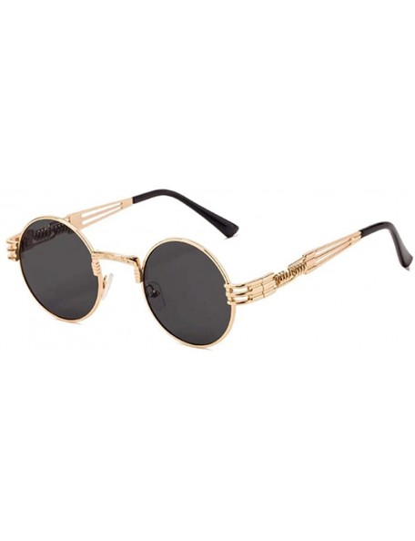 Aviator New Fashion Polarized Sunglasses For Men And Women Retro P8 Silver IceBlue - P2 Gold Grey - CZ18YZW278K $11.53