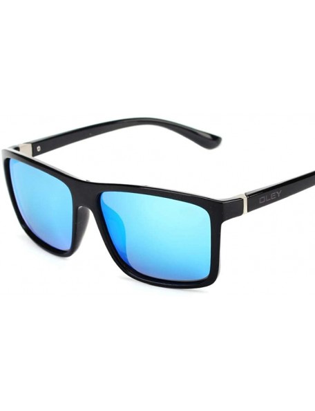 Square Vintage Style Sunglasses Men Classic Male Square Glasses Y6625 C1 BOX - Y6625 C7 Box - CK18XGEA2TH $17.45