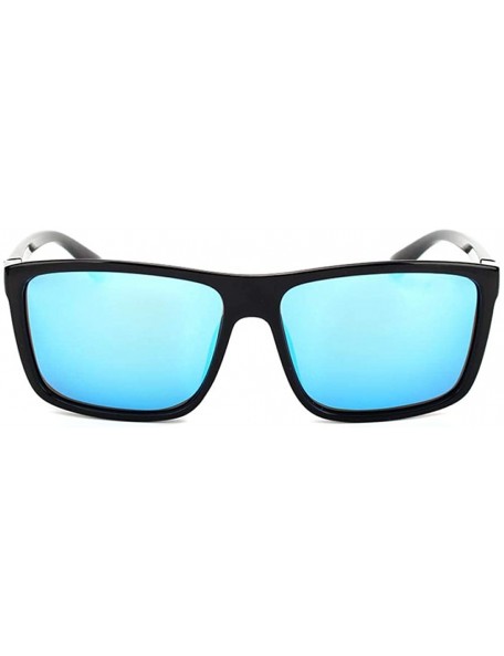 Square Vintage Style Sunglasses Men Classic Male Square Glasses Y6625 C1 BOX - Y6625 C7 Box - CK18XGEA2TH $17.45
