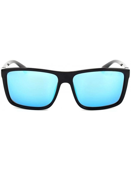 Square Vintage Style Sunglasses Men Classic Male Square Glasses Y6625 C1 BOX - Y6625 C7 Box - CK18XGEA2TH $17.45