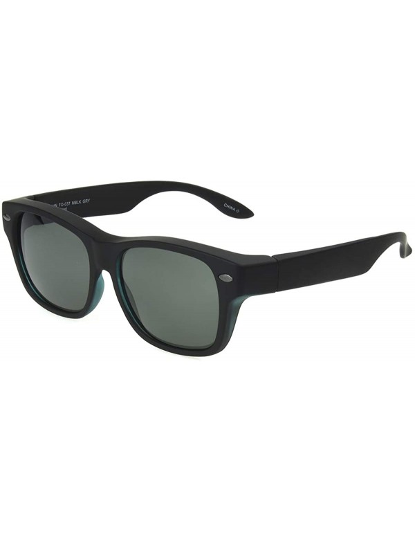 Rectangular Haven-hollywood Blvd Rectangular Fits Over Sunglasses - Black - CP196H2NE74 $29.47