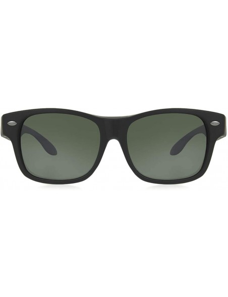 Rectangular Haven-hollywood Blvd Rectangular Fits Over Sunglasses - Black - CP196H2NE74 $29.47
