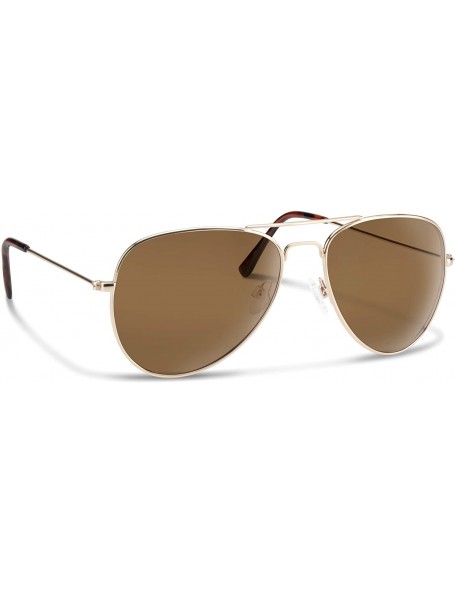 Sport Kennedy Polarized Sunglasses - Gold / Brown Polarized - CM18QZ6DGZH $64.32