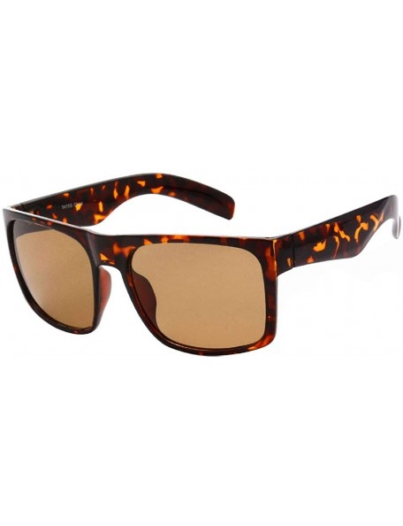Square Polarized Retro Racer Polarized Collection"Mile-High" - Brown - CQ18ODQEMML $11.54
