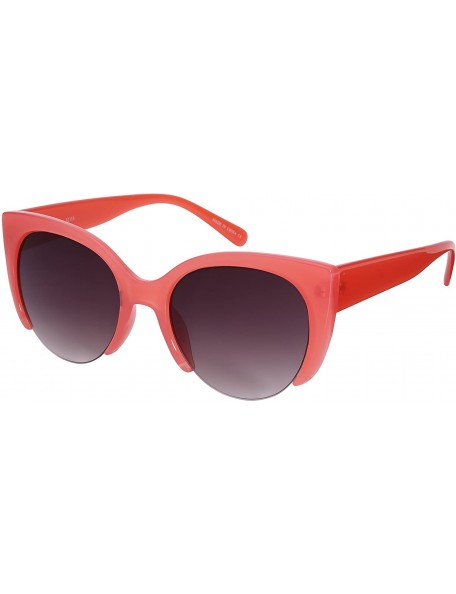 Cat Eye Women's Designer Inspired Cat Eye Sunglasses with Gradient Lens 32118-AP - Pink - CA12B8RD8AX $11.71