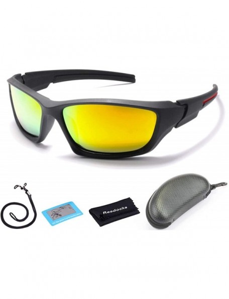 Square Fishing Glasses Polarized Protection Sunglasses - C04 With Box - CM1962ONH8O $14.26