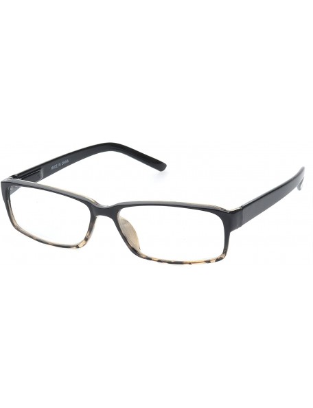 Square 'Lynton' Rectangle Reading Glasses - Brown-1.50 - CD11P2VK0KT $18.54
