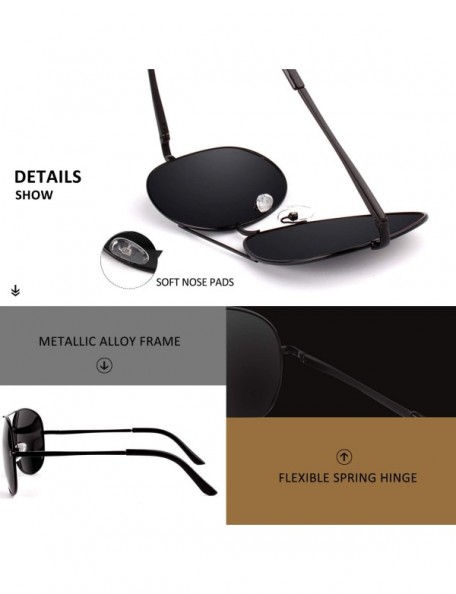 Aviator Polarized Sunglasses for Men Sports Sun Glasses Driving Cycling Fishing Shades - Z Gun Frame/Grey Lens - C118N0CSMWC ...