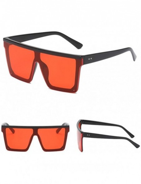 Aviator Fashion Women Square Shape Frame Sunglasses Summer Shade Glasses - B - CH18TQWAEW2 $9.08