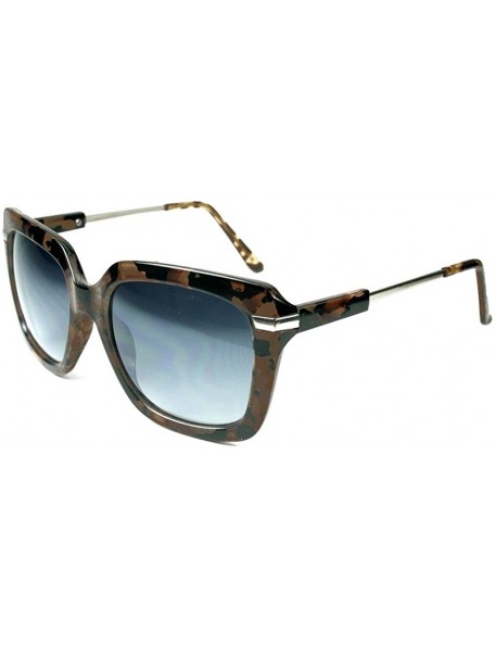 Square Leah" Oversized Square Designer Inspired Fashion Sunglasses for Women - Multicoloured - CH12GH85R17 $15.18