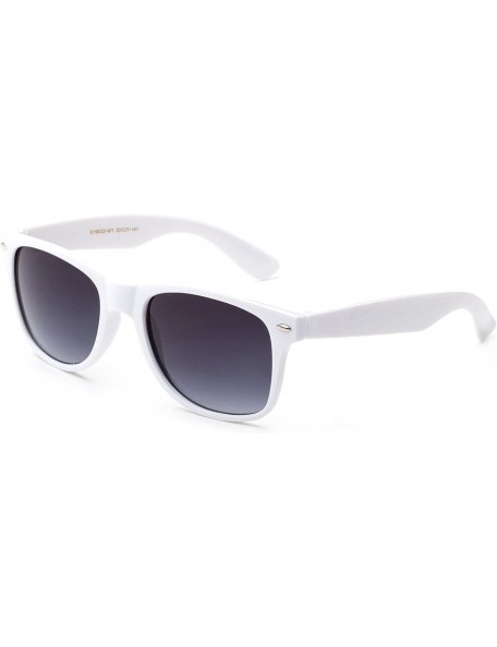 Sport Sunglasses with Pouch Classic 80's Retro Vintage Design UV Protection Sunglasses - 3 Pack-black&blue&white - CB18D5RWLA...