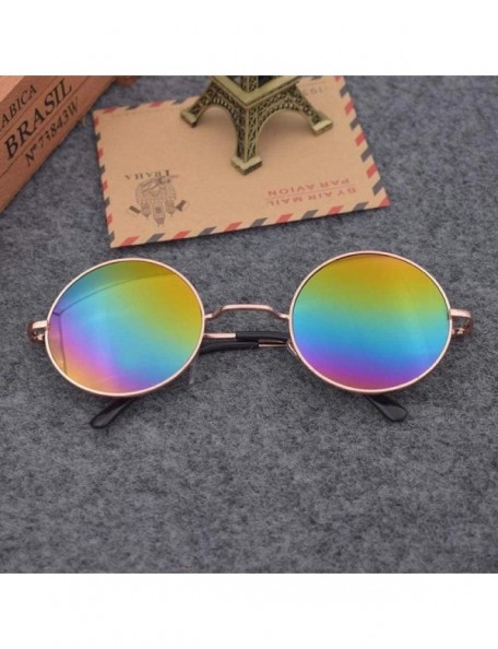 Round Retro glasses sun eyes round sunglasses sunglasses retro prince glasses small round frame sunglasses - C618X5NNTQA $43.49