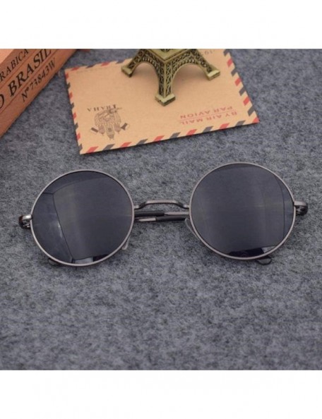 Round Retro glasses sun eyes round sunglasses sunglasses retro prince glasses small round frame sunglasses - C618X5NNTQA $43.49