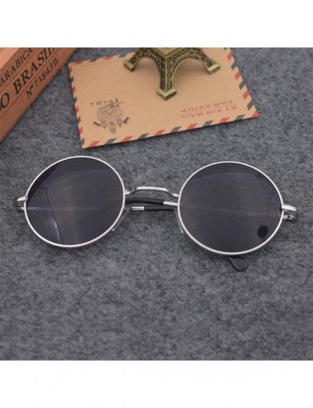 Round Retro glasses sun eyes round sunglasses sunglasses retro prince glasses small round frame sunglasses - C618X5NNTQA $43.49