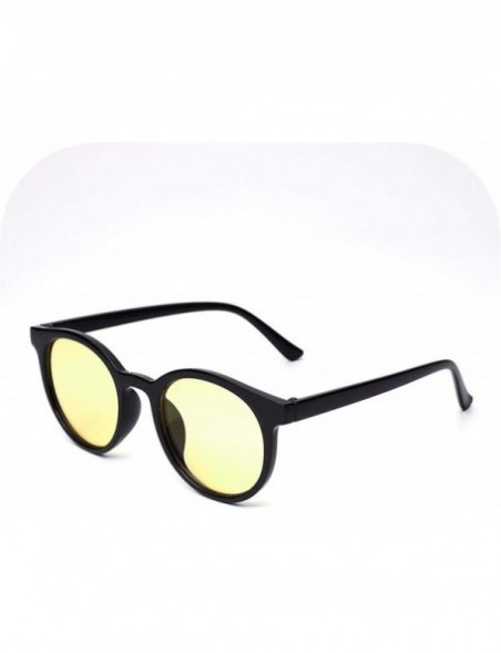 Oval Black Classic Designer Brand Trend Style Women's Sunglasses Oval Glasses Adult Eyeglasses - 11purple - C3197Y6LNC0 $29.81