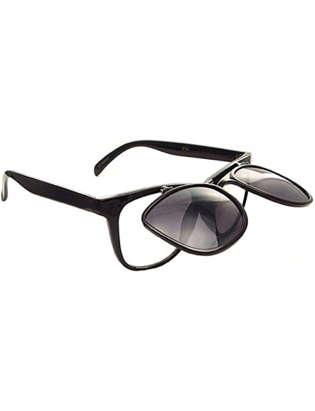 Wayfarer The Studious" Flip Up Indoor/Outdoor Reading Sunglasses - NOT Bifocals (Black- 2.75) - CA18EQGHZ5L $17.97