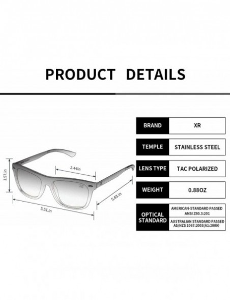 Sport Unisex Polarized Sunglasses Classic Stylish Sun Glasses for Man Women 100% UV Protection - Gary - C918U9I6YT4 $15.95