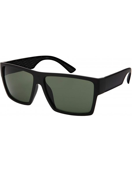Rectangular Unisex Vintage Retro Rectangular Sunglasses for Men Women Driving Fishing UV Protection - C018SNCKU37 $11.01