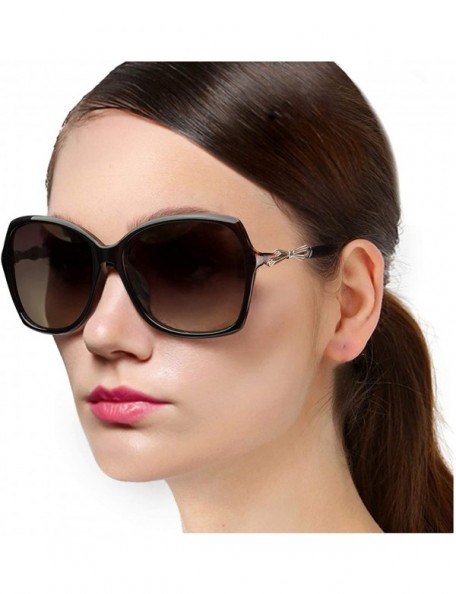 Oversized Oversized Sunglasses for Women - Fashion Polarized Sun Glasses - Classic Eyewear with 100% UV Protection - C118NT35...