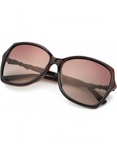 Oversized Oversized Sunglasses for Women - Fashion Polarized Sun Glasses - Classic Eyewear with 100% UV Protection - C118NT35...