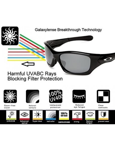 Oversized Replacement Lenses Jawbone Black Color Polarized 100% UVAB - Blue - CS128BM6FNL $10.11