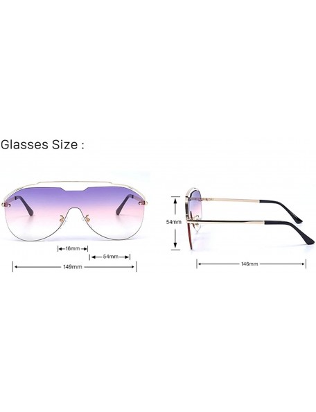 Oversized Aviator sunglasses for women - UV 400 Protection with case- Lens Protection- Classic Style - 5 - CW18UCMQ8UO $29.90