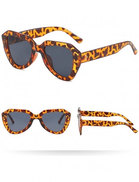 Wrap Retro Polarized Sunglasses Man Women Sunglasses Classic Oversized Sunglasses - Brown - C918TN867LL $7.55