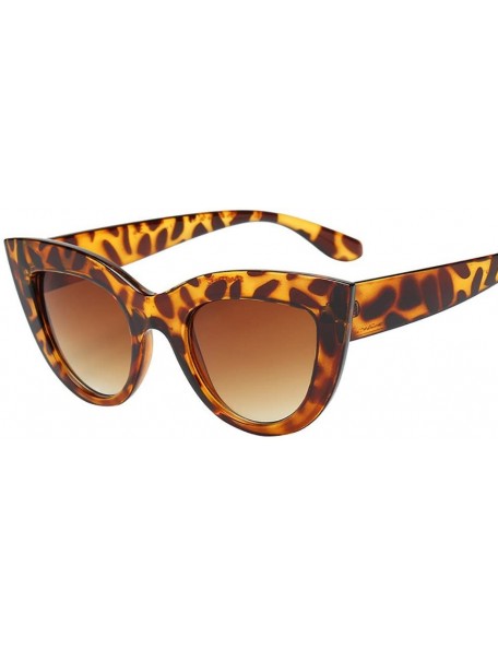 Cat Eye Women Vintage Cat Eye Sunglasses Retro Eyewear Fashion Ladies Luxury Accessory (Multicolor) - CF195N23DGQ $15.84