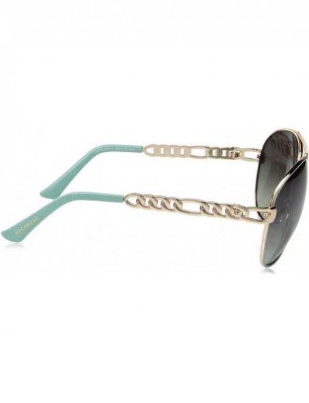 Aviator Women's R566 Aviator Sunglasses - Gold/Aqua - C4129HH0H97 $49.99