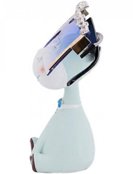 Square Oversize Shield Visor Sunglasses Flat Top Mirrored Mono Lens 170mm - Blue Crystal - CV197W49Y69 $15.41