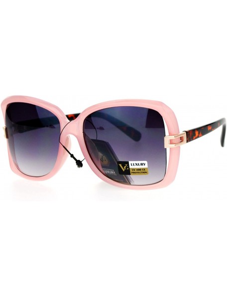 Butterfly Womens Exposed Side Butterfly Sunglasses - Pink - CS12DST6G8L $11.85
