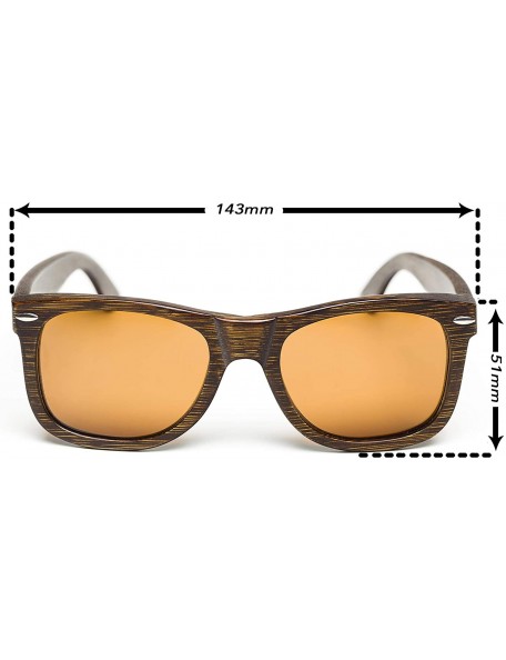 Aviator Sunglasses Polarized Protection Wayfarer Natural - CS18E94SZ02 $24.20