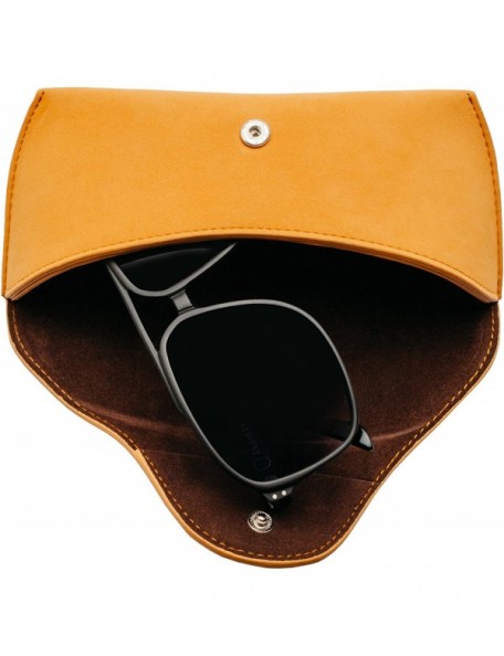 Sport Classic Aviator Sports Car Inspired Sunglasses - Driver Glasses For Men/Women - Black - CU18E46WGAA $40.51