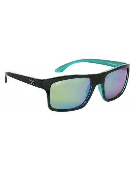 Sport Rip Tide Original Series Fishing Sunglasses - Men & Women- Polarized for Outdoor Sun Protection - Black/Green - CV12OCZ...