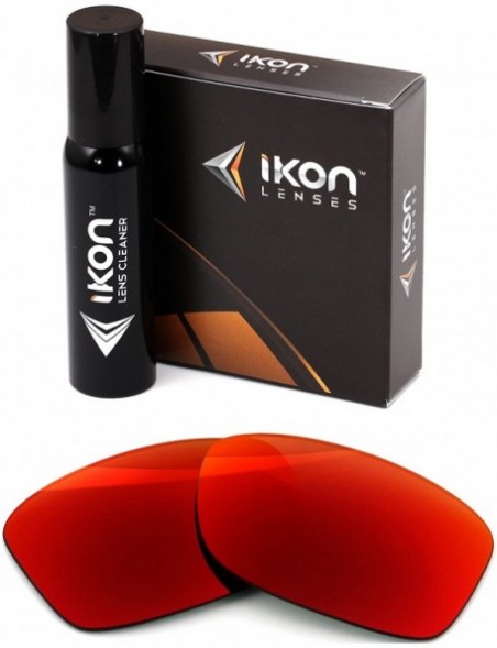 Sport Polarized IKON Replacement Lenses for SPY Lennox Sunglasses - - Red - CF189KTDIQQ $40.07