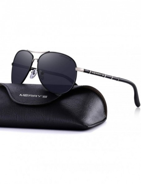 Oval Premium Fashion Style Mens Classic pilot Sunglasses Polarized 100% UV protection sun glasses for men S8766 - CR12LK9672V...