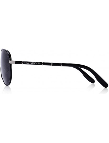 Oval Premium Fashion Style Mens Classic pilot Sunglasses Polarized 100% UV protection sun glasses for men S8766 - CR12LK9672V...