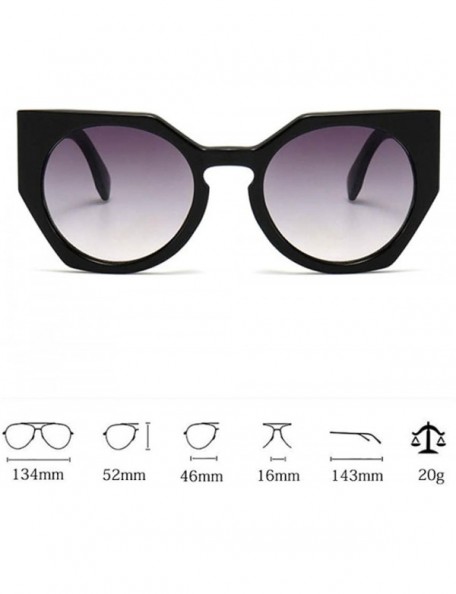 Oversized New Style Oversized Sunglasses Women Round Ladies Glasses Fashion Sunglasses Ladies - CI198QKWD28 $39.09