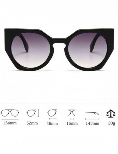 Oversized New Style Oversized Sunglasses Women Round Ladies Glasses Fashion Sunglasses Ladies - CI198QKWD28 $39.09