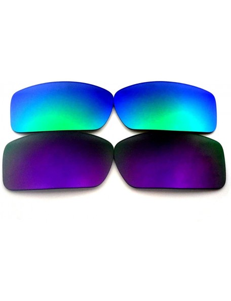 Oversized Replacement Lenses for Oakley Gascan Green&Purple Color Polarized 2 Pairs-FREE S&H. - Green&purple - CD126N9F1YX $1...