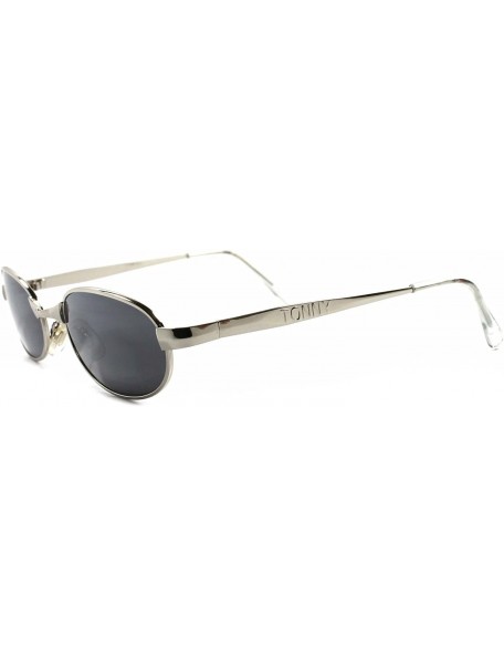 Rectangular Classic Vintage 80s 90s Urban Old Fashion Mens Silver Rectangle Sunglasses - CY18024DNHT $13.30