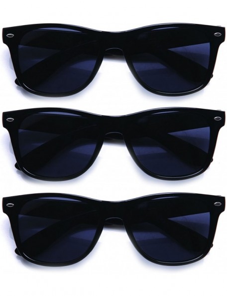 Wayfarer 80's Classic Horned Rim Vintage Polarized Anti-Glare 100% UV Protection Sunglasses for Women and Men - CH183AUWC9K $...