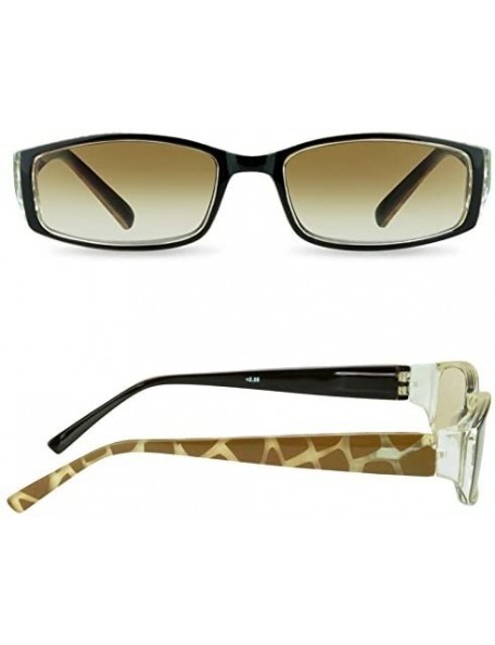 Square Reading sunglasses for women. Giraffe - Cheetah - Pink Cheetah or Zebra Print Frames - CD12O6FS0G0 $17.25