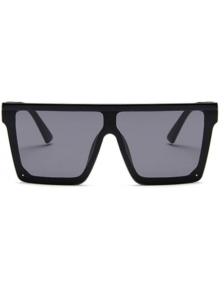 Square Square Oversized Sunglasses for Women and Men Driving Travel Glasses Trend Colorful Sunshade - CK19844I5TL $9.65