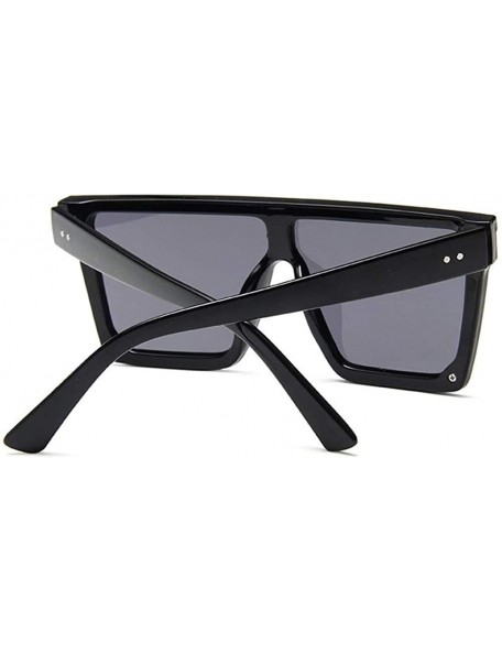 Square Square Oversized Sunglasses for Women and Men Driving Travel Glasses Trend Colorful Sunshade - CK19844I5TL $9.65